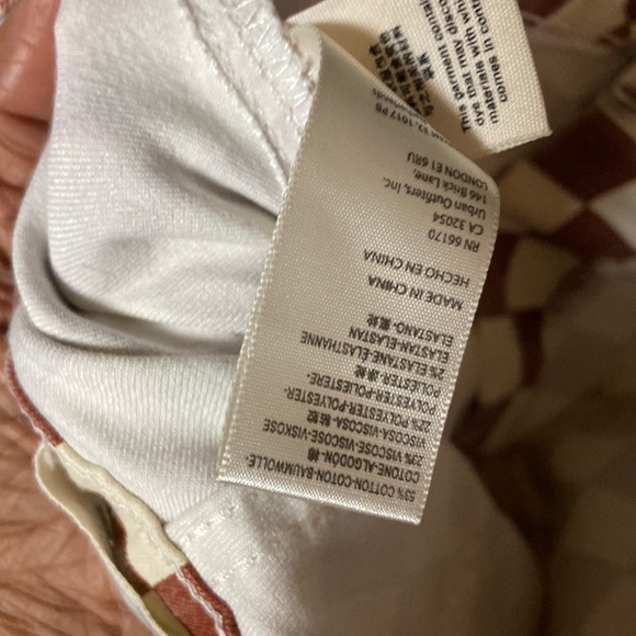 NWOT Free  People We The Free Float On Checkered Flared Jeans - Picture 12 of 12